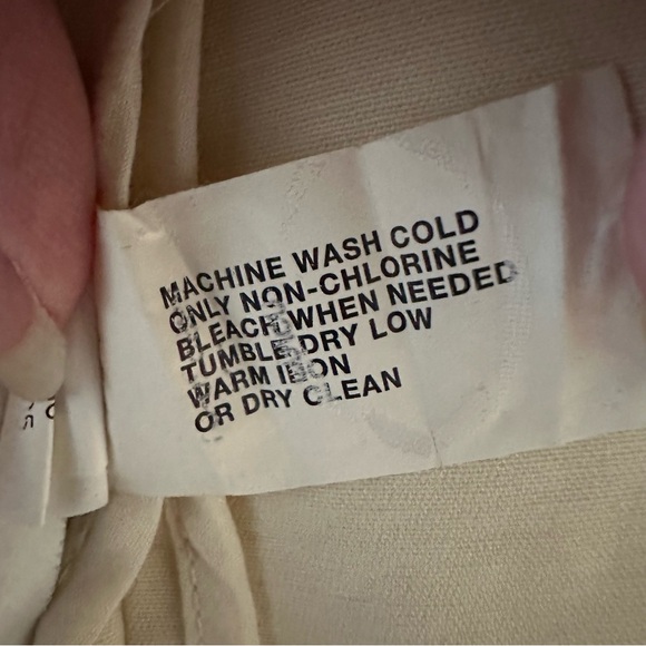 Gap Classic Cream Double Breasted Trench Coat | Size L - Picture 8 of 11